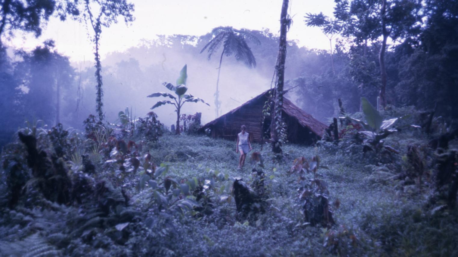 Margaret Tedder at Valehaiae, 1,000m, Solomon Islands, 1974. PMB PHOTO 41-052